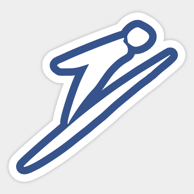 ski jump Sticker by ezioman